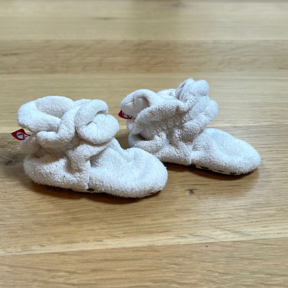 Ivory Zutano Booties